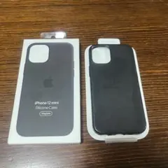 iPhone 12 mini レザーケース　MagSafe ブラック　純正