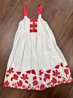 penelope mack 花柄刺繍 ノースリーブキャピワンピース 6