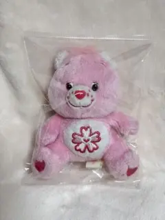 レア★ ケアベア　サクラ　ぬいぐるみマスコット