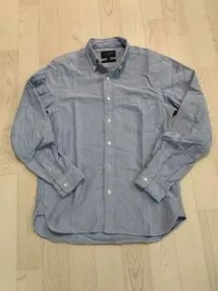 Beams+ B.D. Oxford　長袖シャツ ボタンダウン ブルー S
