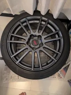 手渡し可インプレッサGRB/GVB/GRF/GVF 純正ホイール＋スタッドレス 鍛造】スバル WRX STI 純正 オプション BBS RV739 18in 8.5J +55
