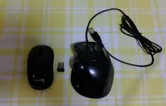 ワイヤレスマウス　有線マウス 2個セット　 ジャンク品
