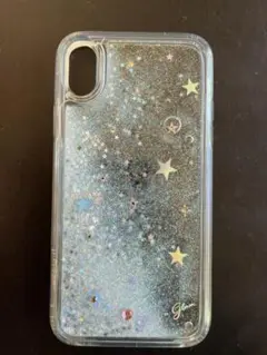 iPhone XR xr  星柄　クリアケース