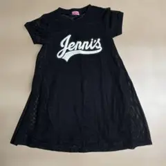 JENNI メッシュワンピース　黒　150㎝