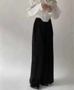 最終値下げ!melt the lady ストラップワイドレッグパンツ