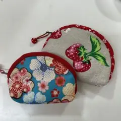ハンドメイド　新品ポーチ　二種