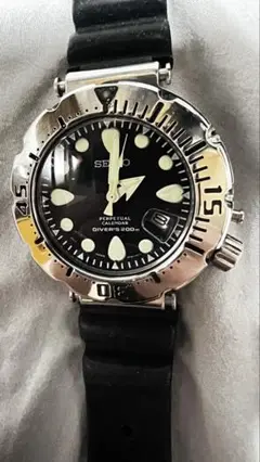 価格高騰　価値希少精工舎パーペチュアルカレンダー ダイバー8F35-0019 2025年最新】SEIKO 8F35の人気アイテム - メルカリ