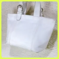 オールドコーチ COACH オフホワイト ミニトートバッグ ハンドバッグ ✧
