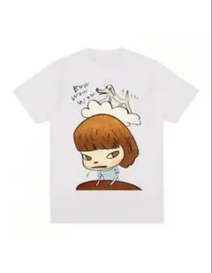 奈良美智 Bow wow プリント 半袖 シャツ　L
