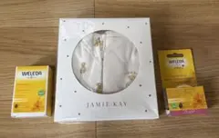 「9月購入限定」JAMIE KAY クマ柄 ベビー肌着+WELEDAセット