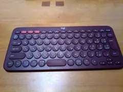 【美品】logi K380 ワイヤレスキーボード 赤