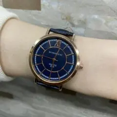 A新品☆安心のメルカリ便☆腕時計☆レディース☆クォーツ☆ ゴールド × ブルー☆