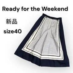 新品 size40 三越伊勢丹ブランド　ガウチョパンツ　スカーチョ　キュロット