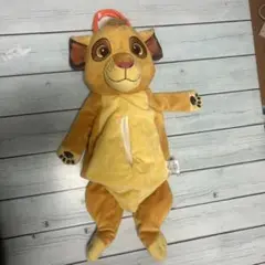 ディズニー　ライオンキング　シンバ　ぬいぐるみ　ティッシュカバー