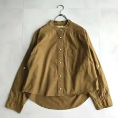 blanc basque ブランバスク コットンツイル パールボタンシャツ 38