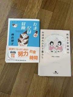 林真理子　たまには冒険　阿佐ヶ谷姉妹　のほほん二人暮らし　2冊セット