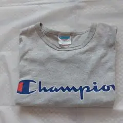 チャンピオン Champion グレー Tシャツ Medium　青タグ