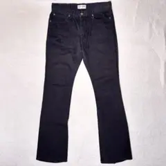LEE ライダース 102 ブーツカット フレア デニム ブラック 32