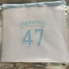 ヤクルトスワローズCREWDAYスワポン① 47 高橋奎二 選手 クリアポーチ