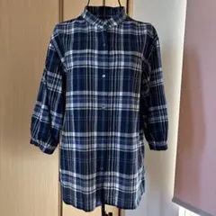 美品 クロコダイルシャツ チュニック丈 Ｌサイズ