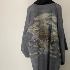 長襦袢　メンズ　グレー