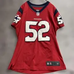 訳アリ NFL ユニフォーム風 S 赤 ハンドメイド テキサンズ【5434