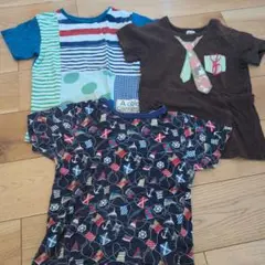カラフルTシャツ3枚セット 100cm