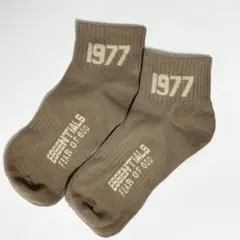 ESSENTIALS ソックス 1977 ショート ブラウン ストリート