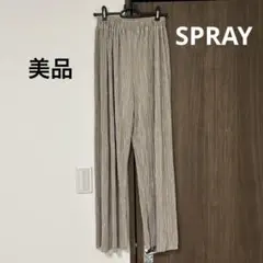 SPRAY PREMIUM プリーツ ワイドパンツ
