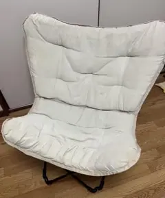 ニトリ バタフライチェア ベージュ イス アウトドア 美品