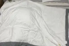 掛け布団 薄手 サイズ150×200cm ホワイト×グレー