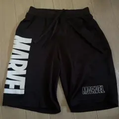 MARVEL 黒 ハーフパンツ 150cm