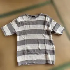 メンズ半袖ニット