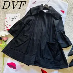 【良品】DIANEvonFURSTENBERG ビッグカラーミドル丈コート 4