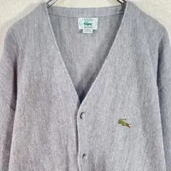 【80s・USA製】IZOD LACOSTE ニット カーディガン ワニ刺繍