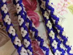 ★未使用★2本セット★正絹★小桜組み★帯締め★丸組み