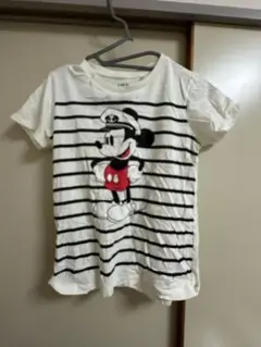 UNIQLO ミッキーマウス グラフィックTシャツ Mオフホワイト