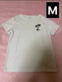 【新品】半袖Tシャツ 白Tシャツ パームツリー ヤシの木