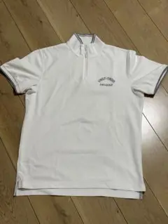 23KUGOLF ハーフジップシャツ 　　　ホワイト　　サイズLL