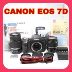 超高画質❤️Canon EOS 7D ダブルズームセット❤️本格的に始めたい方にも❤️