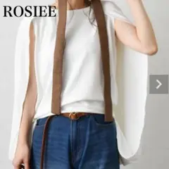 ROSIEE ロージー　ケープ風　トップス　ホワイト