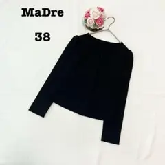 MaDre マドーレ　レディース　長袖カーディガン　ドライ　Mサイズ　ブラック