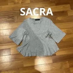SACRA グレー 半袖Tシャツ 38