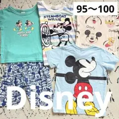 ディズニー ミッキーマウス 半袖Tシャツ まとめ売り95cm 男の子保育園着