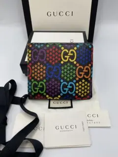 ✨極美品✨GUCCI グッチ GG サイケデリック　財布　マルチカラー