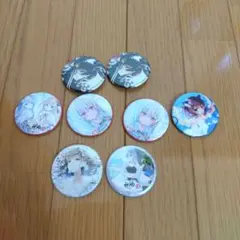 アールジュネス　神絵祭 キャラクター 缶バッジ 8個セット