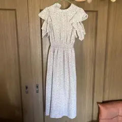 AS KNOW AS PLUS 花柄ロングワンピース
