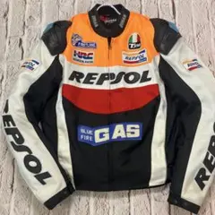 GENUINE ライダースジャケット　REPSOL レーシング　L GENUINE ライダースジャケット REPSOL レーシング L Vintage