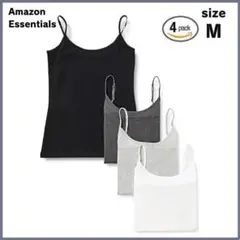 新品✨ Amazon Essentials 4枚組 キャミソール M