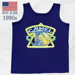 90s USA製 古着 ユニセックス 両面プリント CAMEL タンクトップ